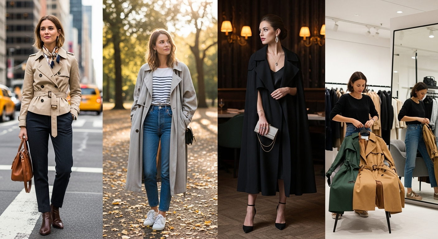 trench coat women