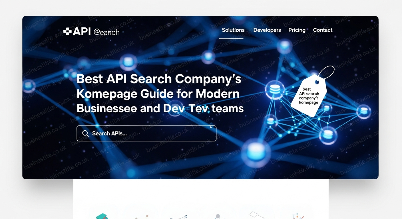 best api search company's homepage​